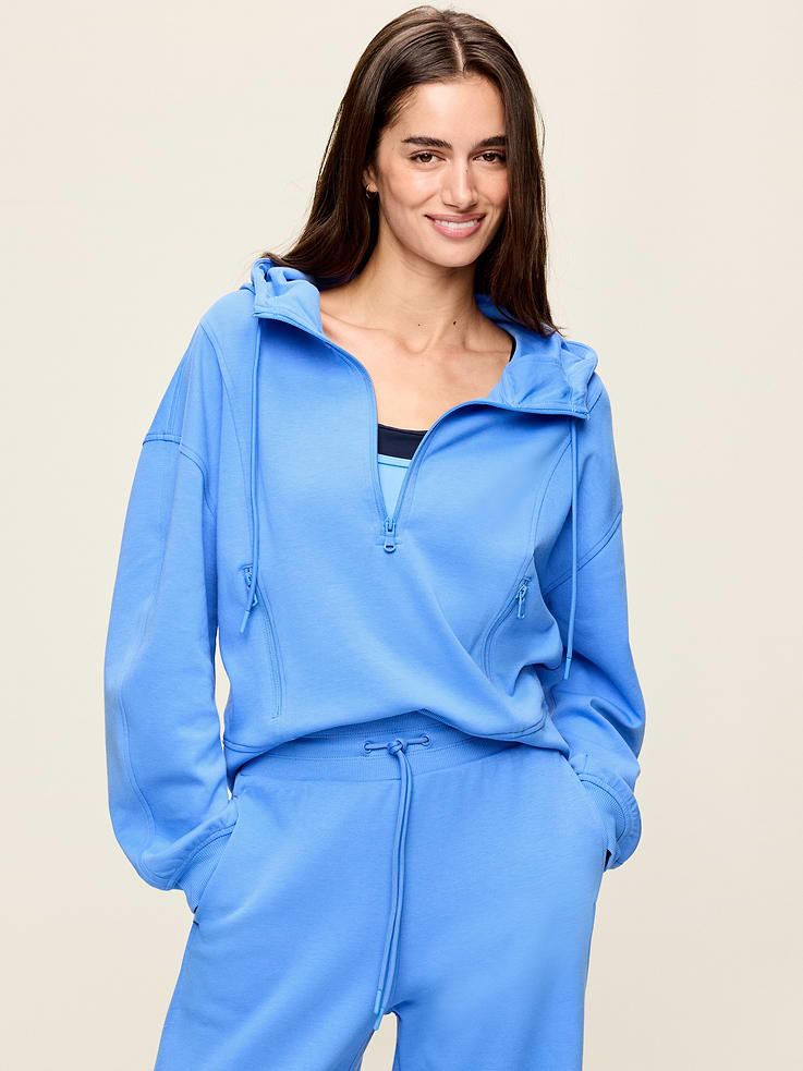 Image number 1 showing, Dynamic Fleece Half-Zip Hoodie Sweatshirt