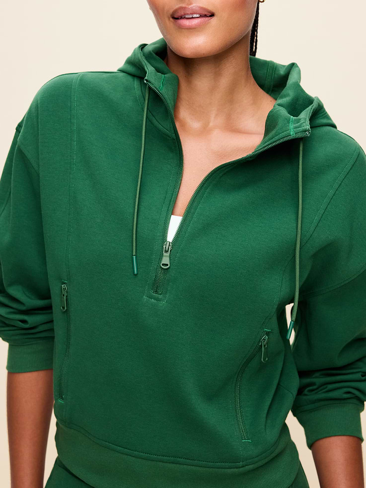 Image number 4 showing, Dynamic Fleece Half-Zip Hoodie Sweatshirt