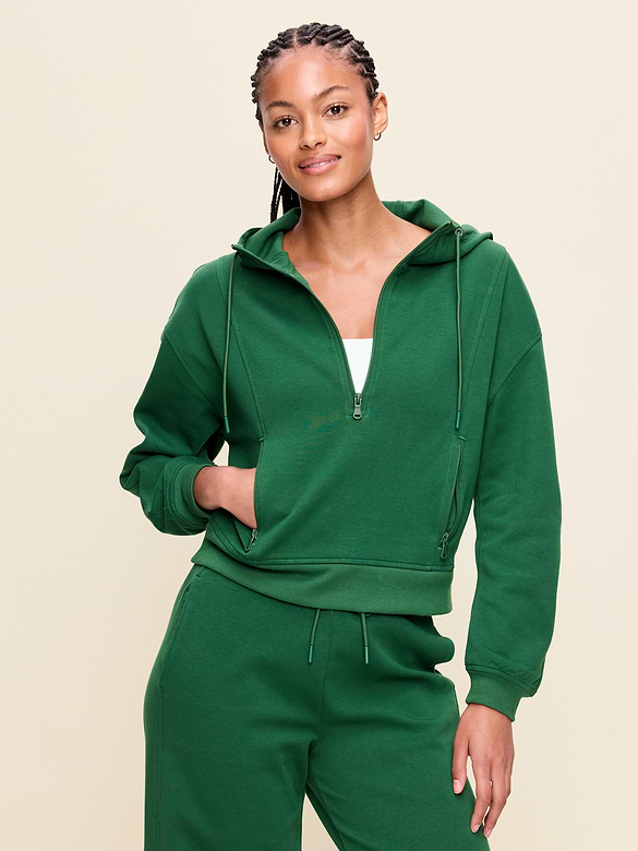 Dynamic Fleece Half-Zip Hoodie Sweatshirt