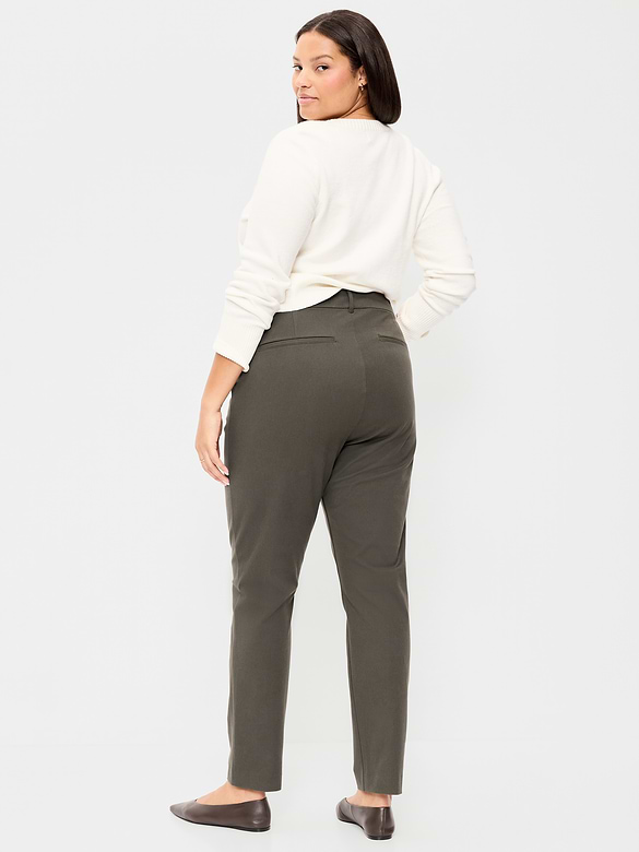 High-Waisted Pixie Skinny Ankle Pants