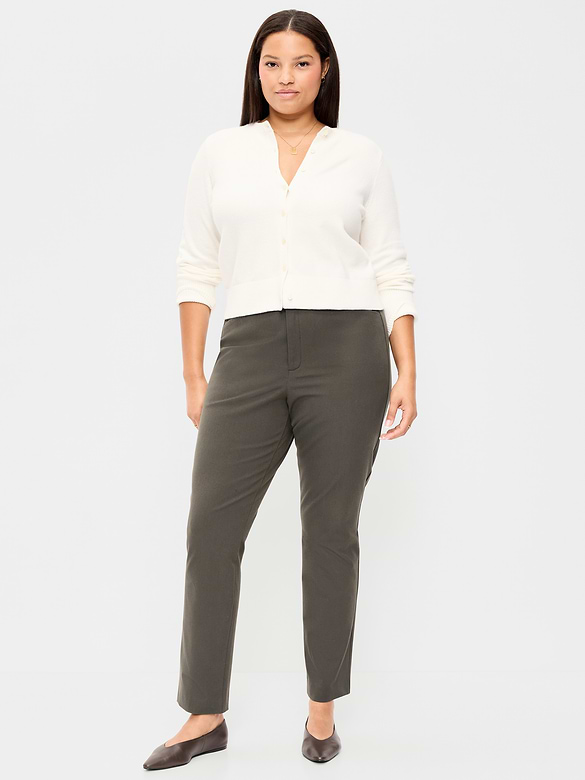 High-Waisted Pixie Skinny Ankle Pants