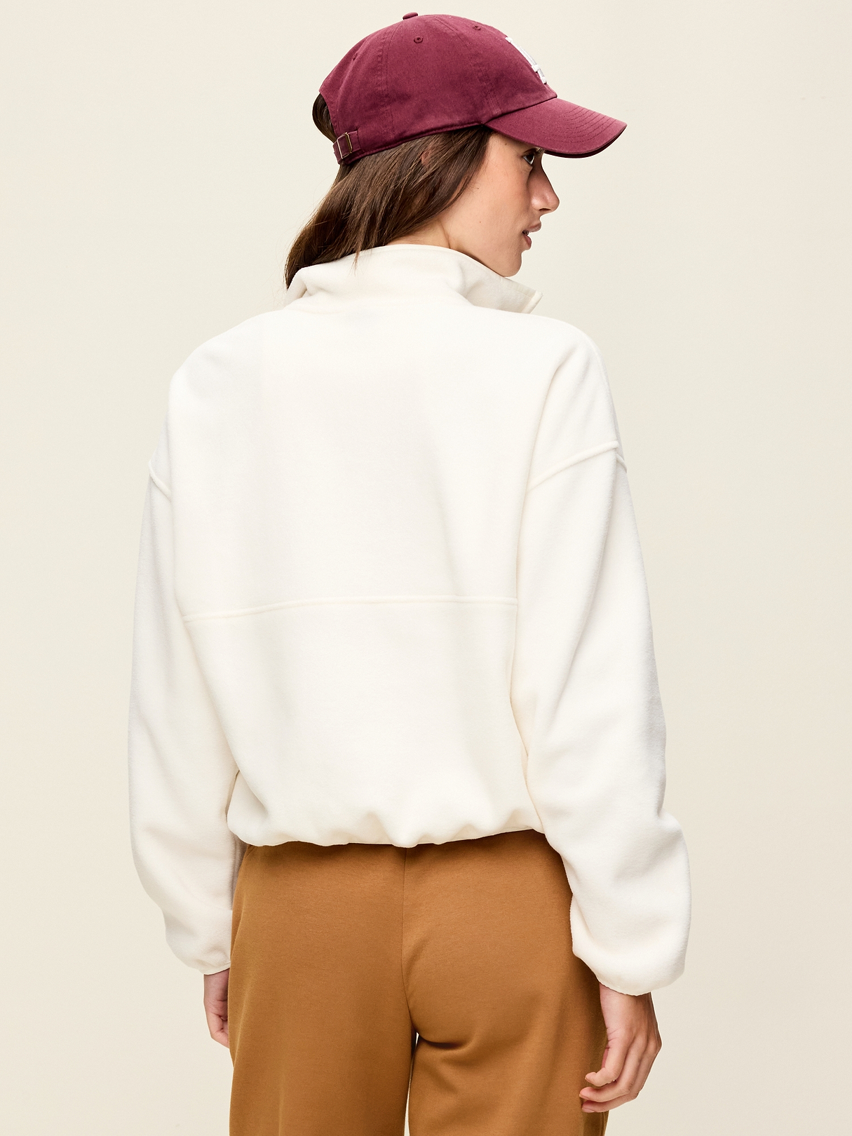 Oversized Half-Zip Performance Fleece Pullover | Old Navy