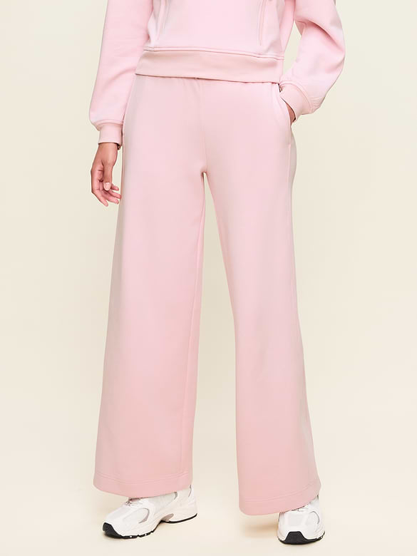 Extra High-Waisted Dynamic Fleece Wide-Leg Sweatpants