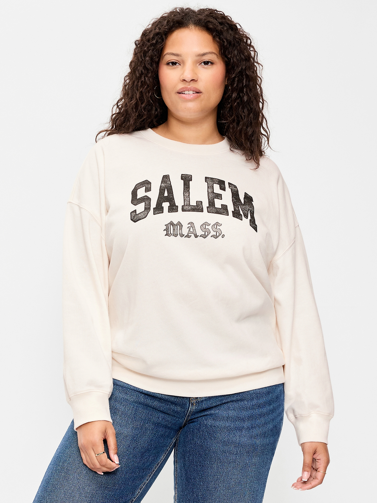 SoComfy Oversized Crew-Neck Sweatshirt | Old Navy