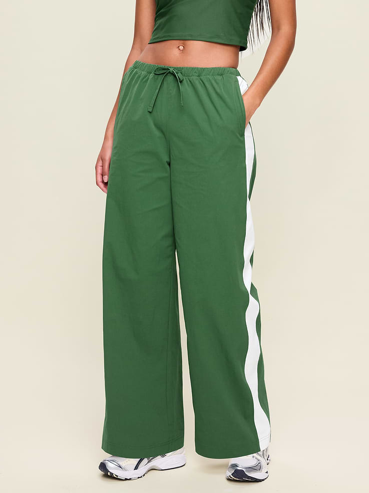 Image number 1 showing, High-Waisted TrekTech Lightweight Woven Active Pants