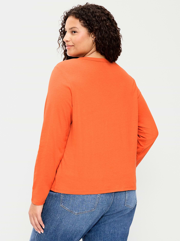 Image number 8 showing, EveryWear Long-Sleeve T-Shirt