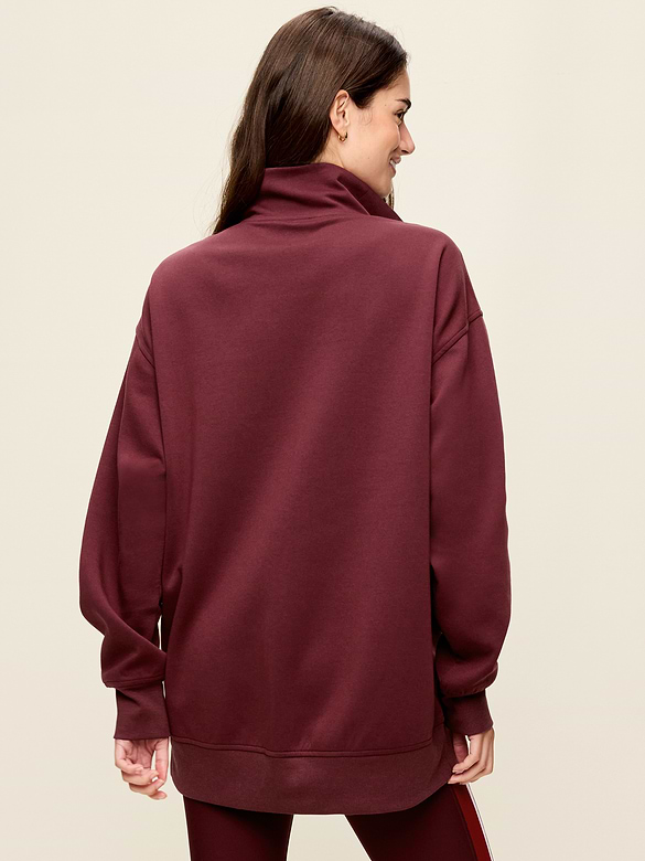 Dynamic Fleece Half-Zip Tunic Sweatshirt
