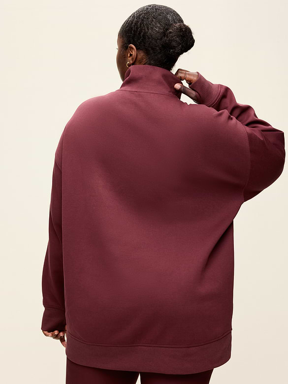 Dynamic Fleece Half-Zip Tunic Sweatshirt