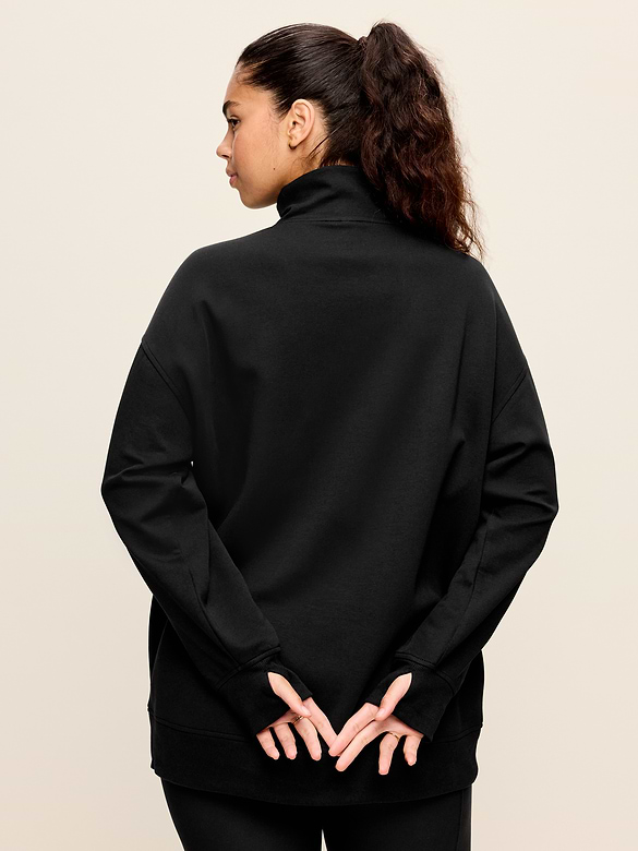 Dynamic Fleece Half-Zip Tunic Sweatshirt