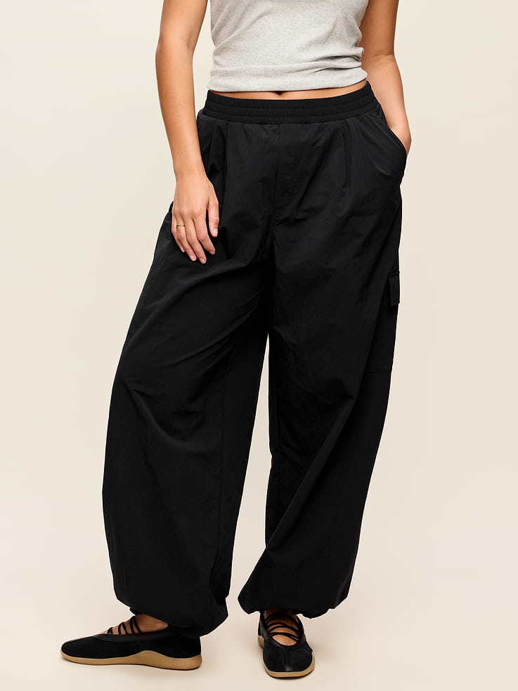Image number 6 showing, Mid-Rise Woven Utility Pants