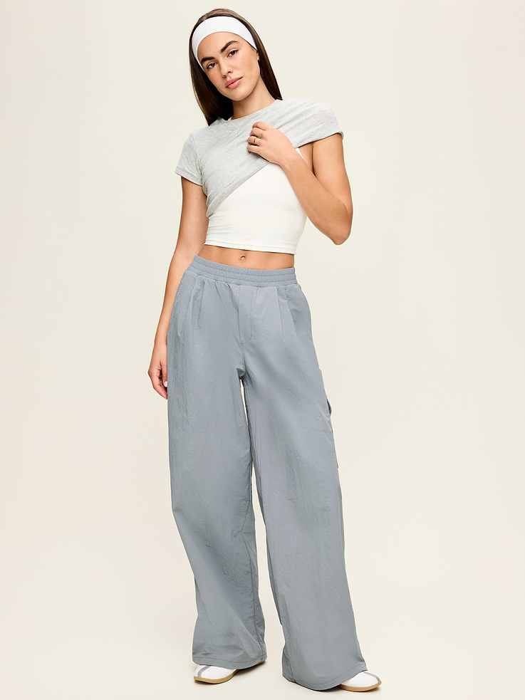 L'image numéro 2 présente Pantalon utilitaire tissé à taille mi-basse