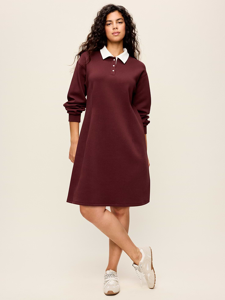 Image number 5 showing, Dynamic Fleece Pique Polo Dress
