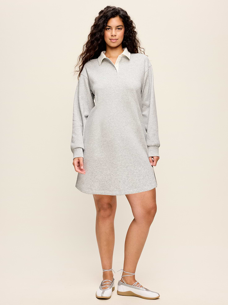 Image number 5 showing, Dynamic Fleece Pique Polo Dress