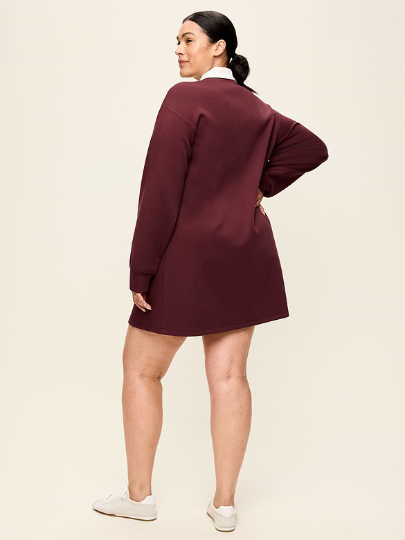 Dynamic Fleece Pique Polo Dress