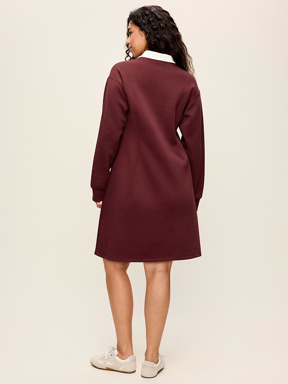 Dynamic Fleece Pique Polo Dress