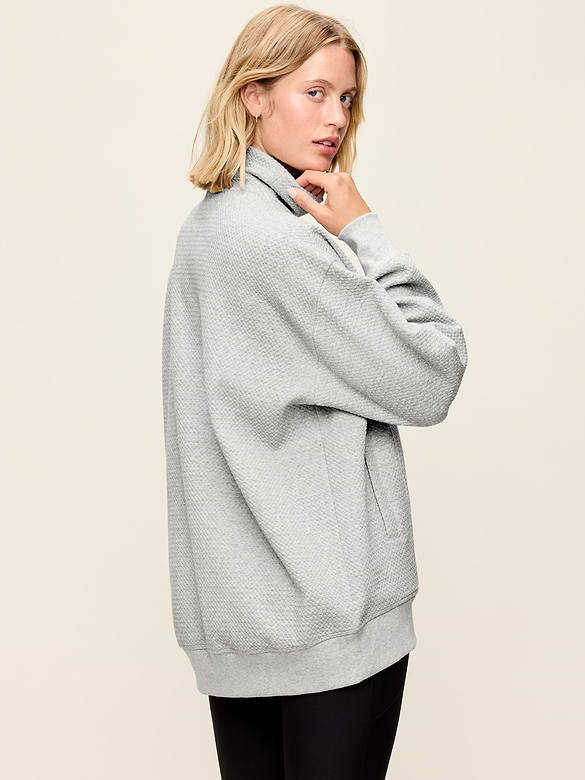 Dynamic Fleece Half-Zip Tunic Sweatshirt
