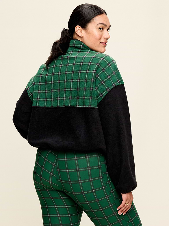Oversized Half-Zip Performance Fleece Pullover