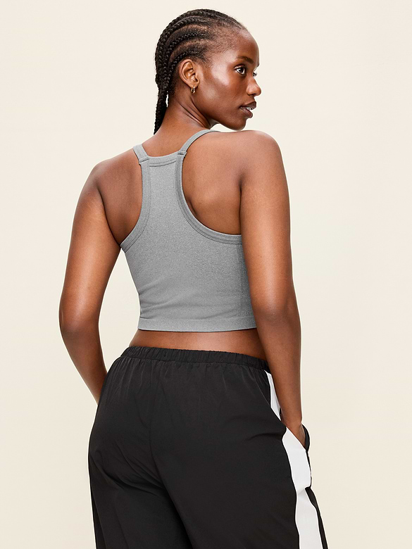 Seamless Square-Neck Longline Bra