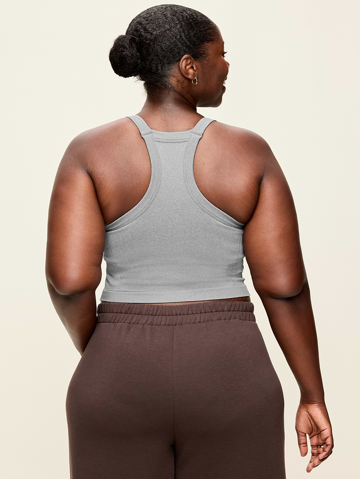 Image number 6 showing, Seamless Square-Neck Longline Bra