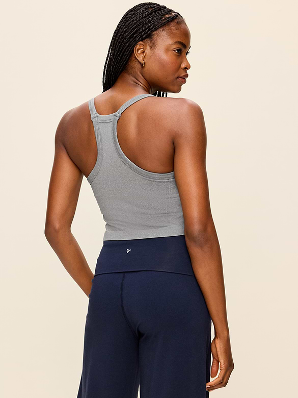 Seamless Square-Neck Longline Bra