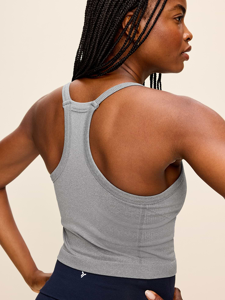 Image number 7 showing, Seamless Square-Neck Longline Bra