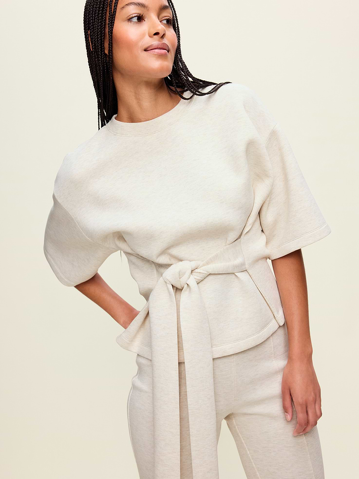 Image number 3 showing, Bounce Fleece Wrap Top