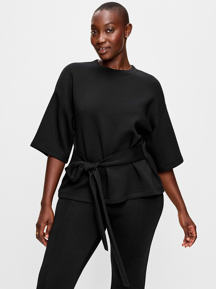 Image number 5 showing, Bounce Fleece Wrap Top
