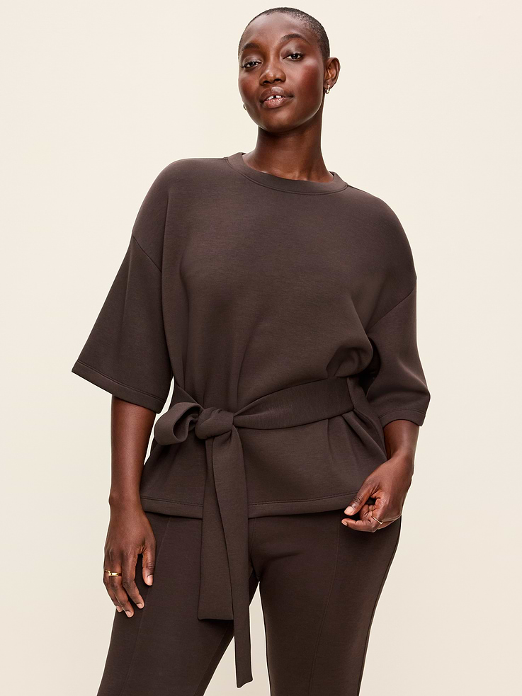 Image number 5 showing, Bounce Fleece Wrap Top