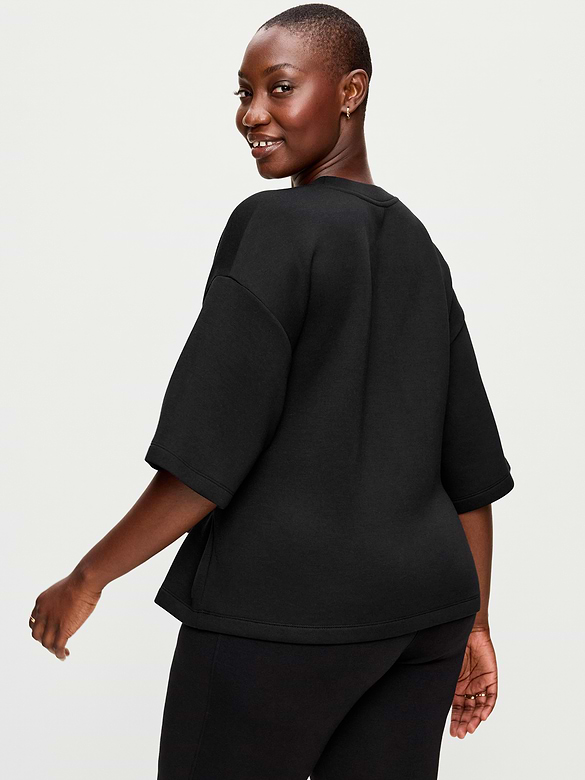 Bounce Fleece Wrap Top