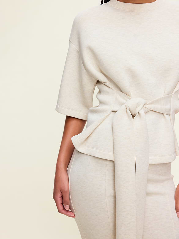 Bounce Fleece Wrap Top