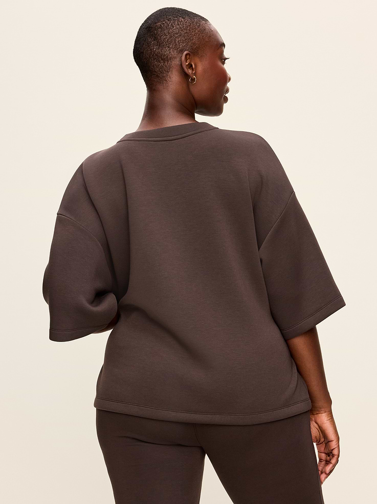 Image number 6 showing, Bounce Fleece Wrap Top