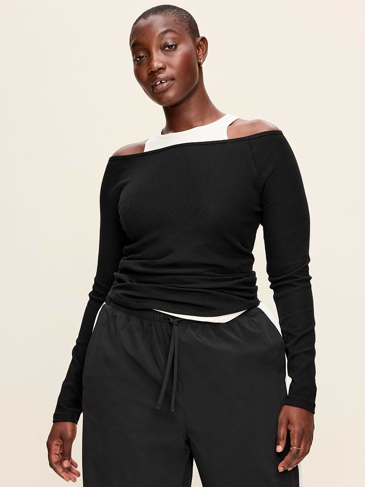 Image number 5 showing, CloudLite Long-Sleeve Boatneck Top