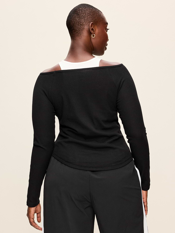 Image number 6 showing, CloudLite Long-Sleeve Boatneck Top