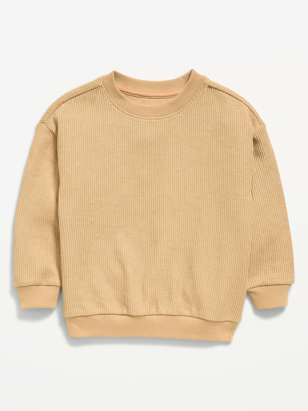 Image 1 of 1, crew neck, long sleeves, drop shoulders, Product #903849