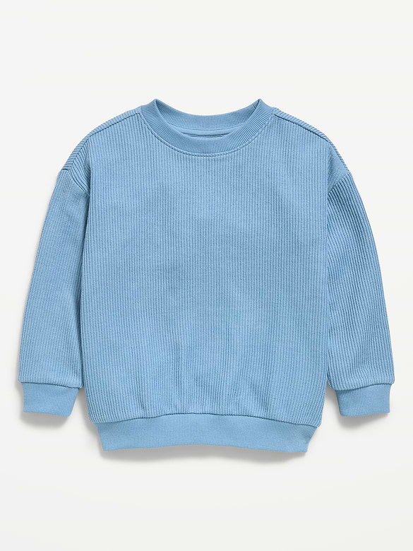 Oversized French Terry Sweatshirt for Toddler Boys