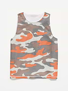 Image number 2 showing, Oversized Mesh Reversible Tank Top for Boys