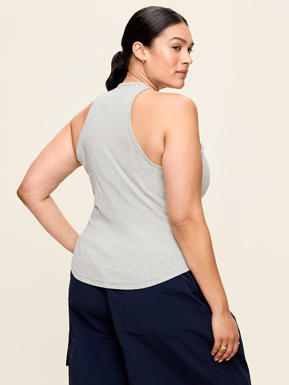CloudLite Ribbed Fitted Tank Top