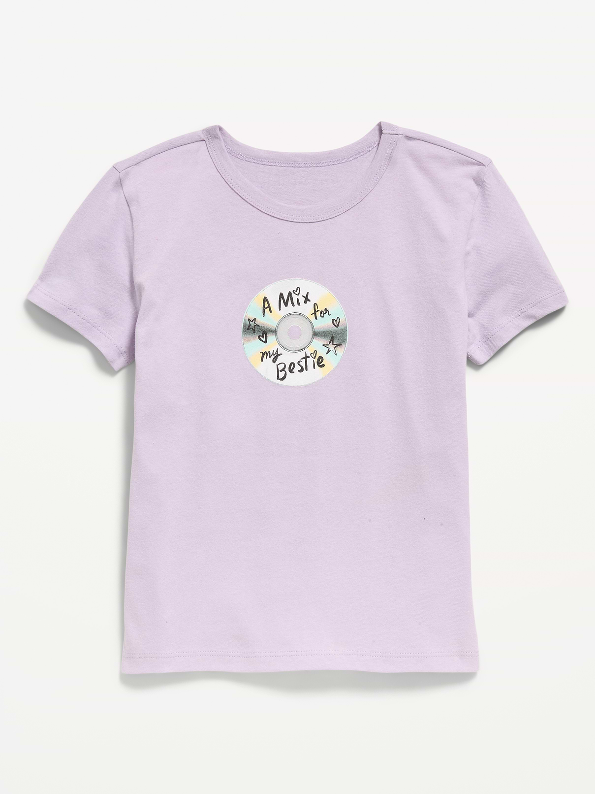 L'image numéro 1 présente T-shirt à manches courtes à imprimé pour fille