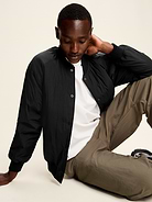 Image 3 of 3, Water-Resistant Insulated Bomber Jacket