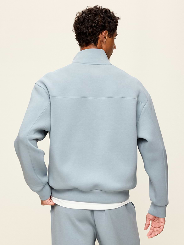 Bounce Fleece Oversized Half-Zip Pullover Sweatshirt