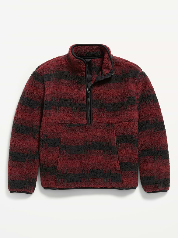 Sherpa Half-Zip Pullover for Boys
