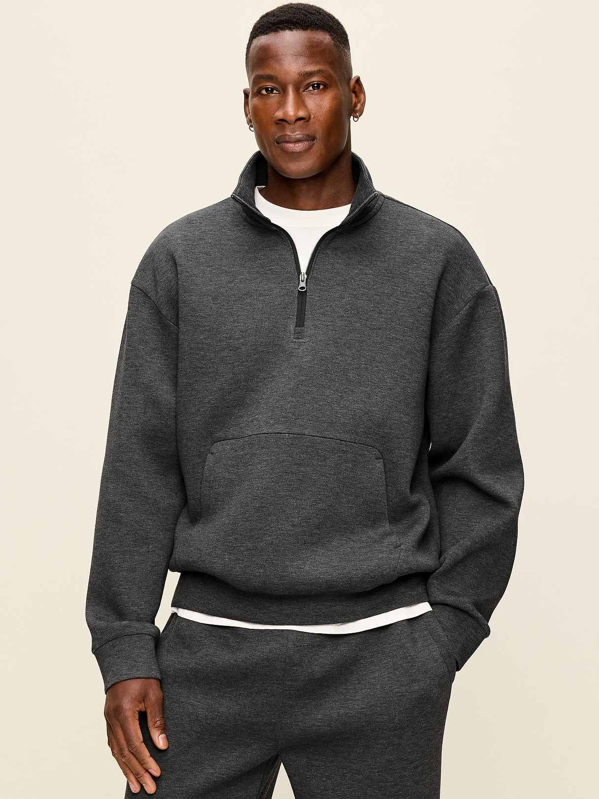 Bounce Fleece Oversized Half-Zip Pullover | Old Navy
