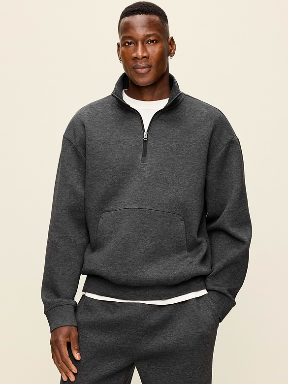 Bounce Fleece Oversized Half-Zip Pullover