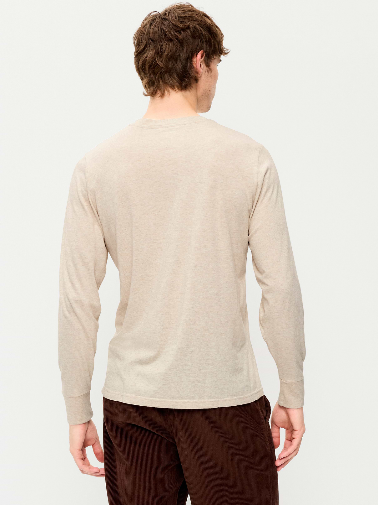 L'image numéro 2 présente T-shirt ras du cou ample en coton ouaté Première nécessité
