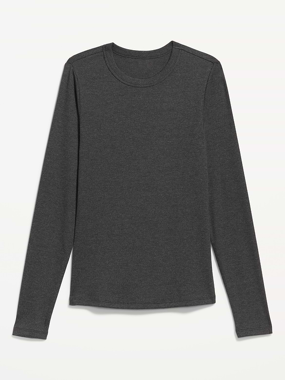 Snug Long-Sleeve Crew-Neck T-Shirt