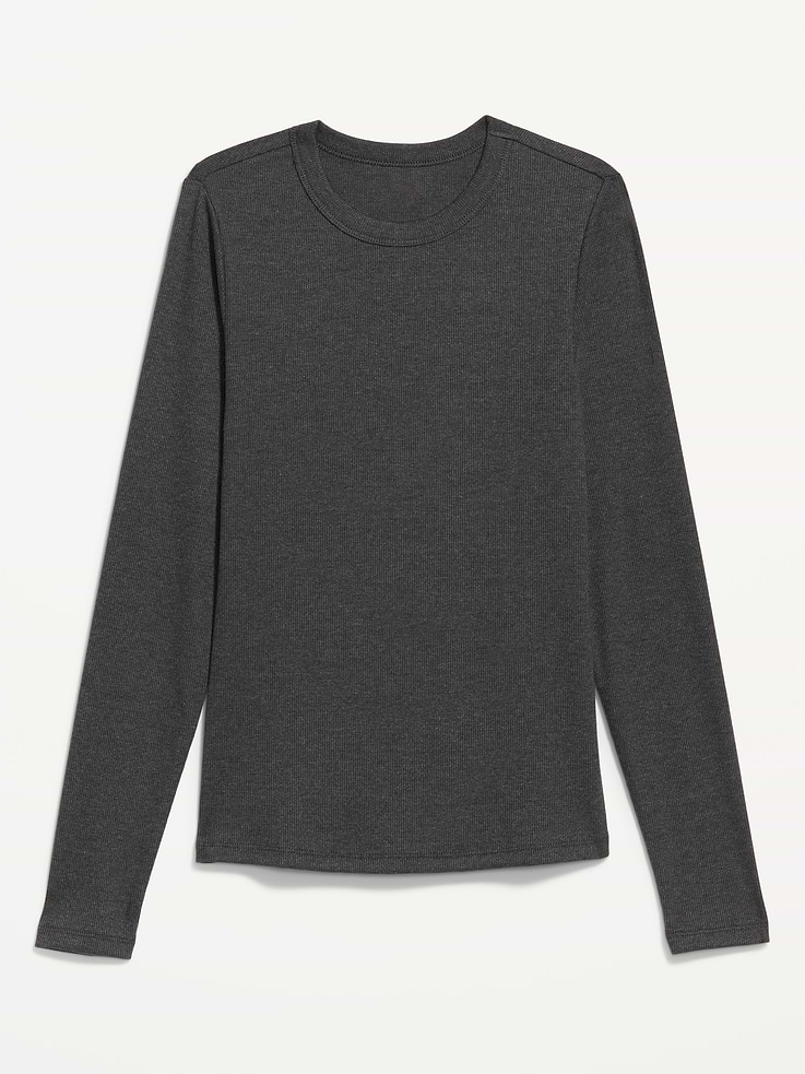 Image number 4 showing, Snug Long-Sleeve Crew-Neck T-Shirt