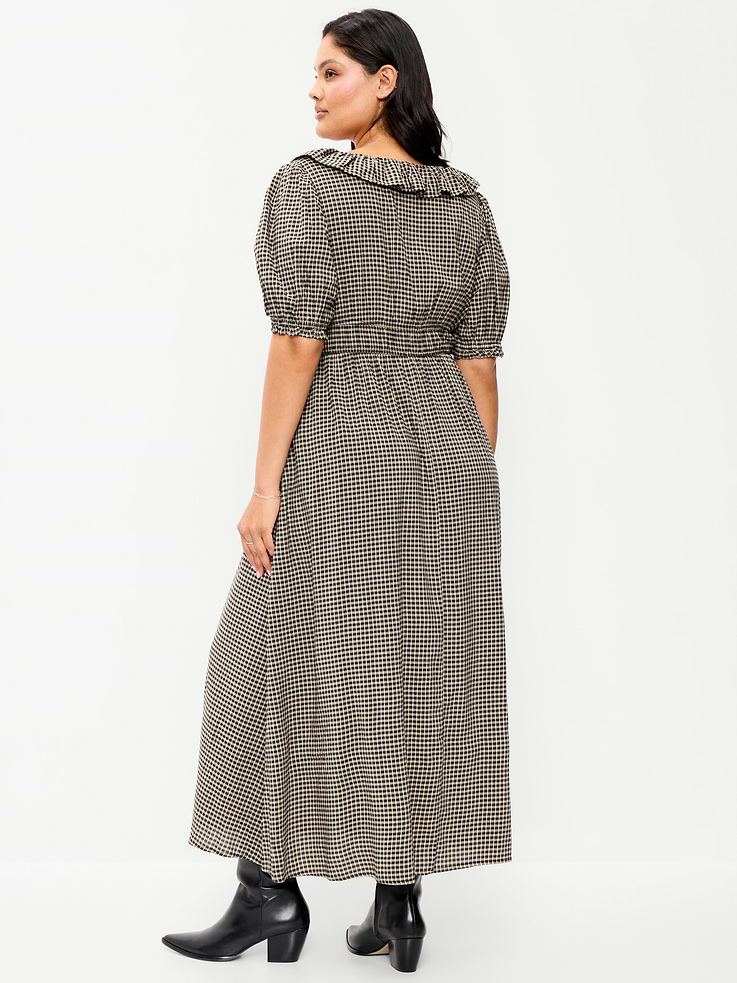 Image number 10 showing, Ruffle-Trim Boho Maxi Dress