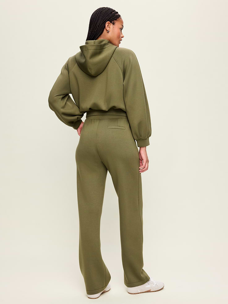 Image number 3 showing, High-Waisted Bounce Fleece Trouser Sweatpants