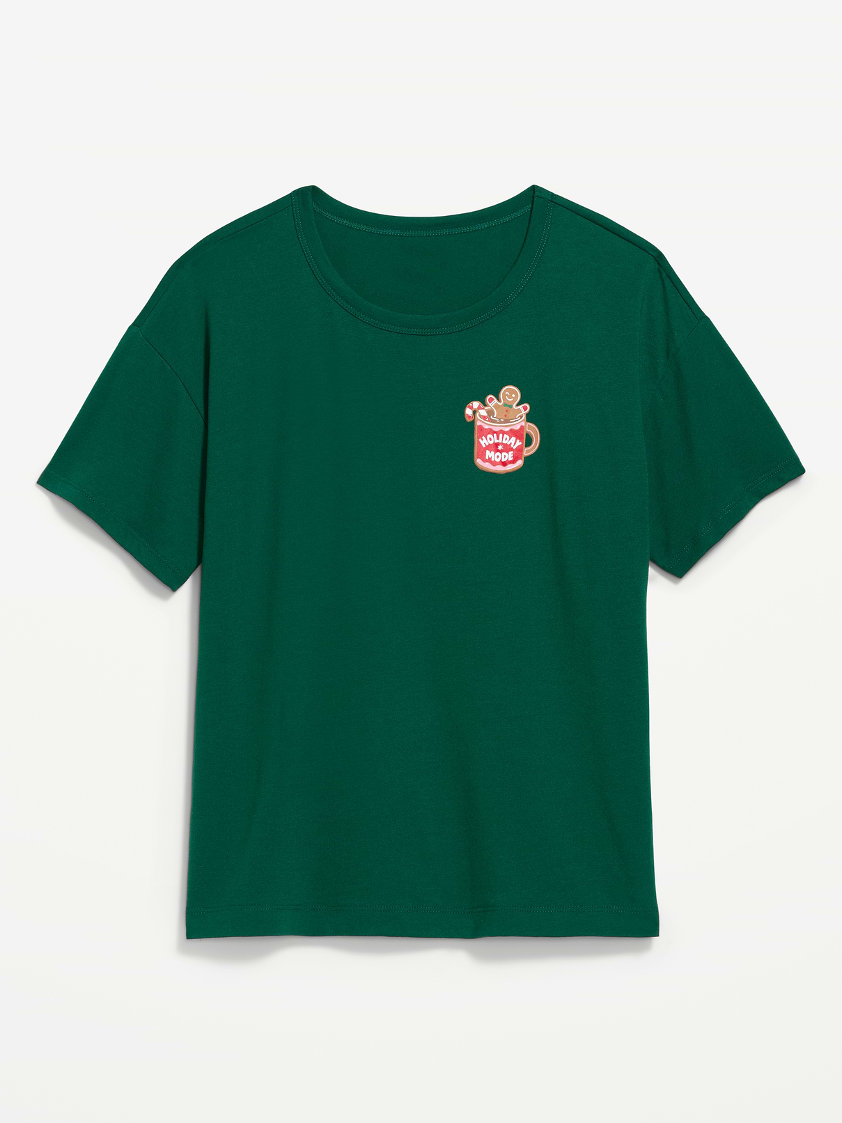 Image 2 of 2, Short-Sleeve Graphic Pajama T-Shirt