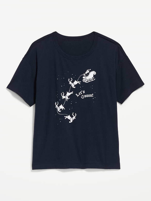 Short-Sleeve Graphic Pajama T-Shirt